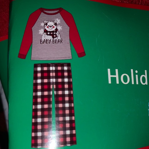 Family Holiday Fleece Pajamas Set, 3T - Picture 2 of 3